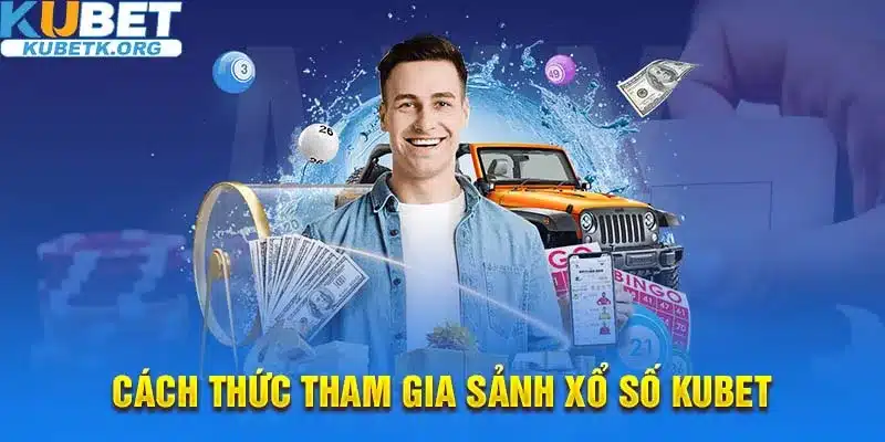 Người chơi có thể thực hiện 5 bước trên để truy cập vào sảnh xổ số Kubet