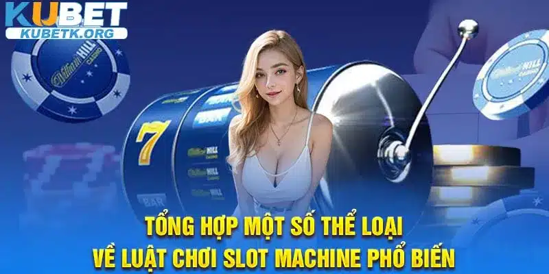 Tổng hợp một số thể loại về luật chơi Slot Machine phổ biến