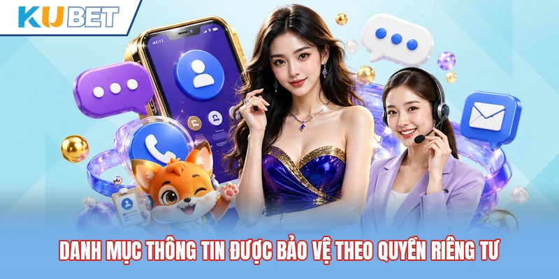 Danh mục thông tin được bảo vệ theo quyền riêng tư